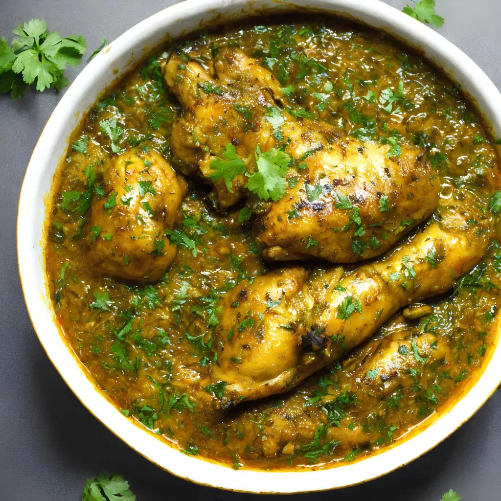 Hariyali Chicken Curry