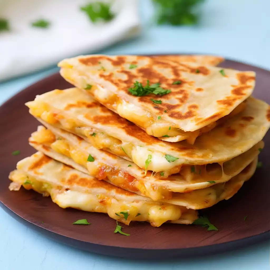 Cheesy Potato Quesadilla