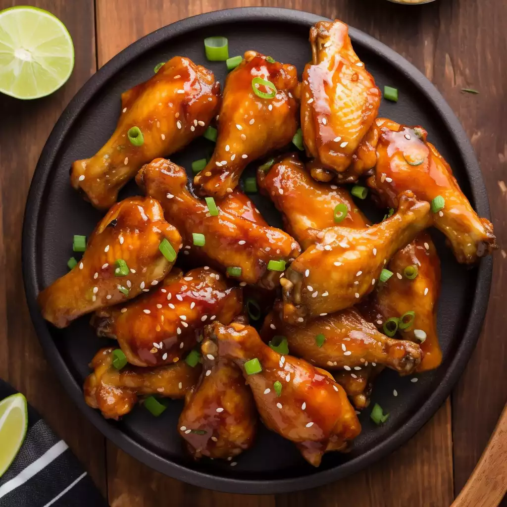 Honey Sriracha Chicken Wings