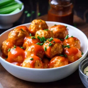 Buffalo Chicken Meatballs