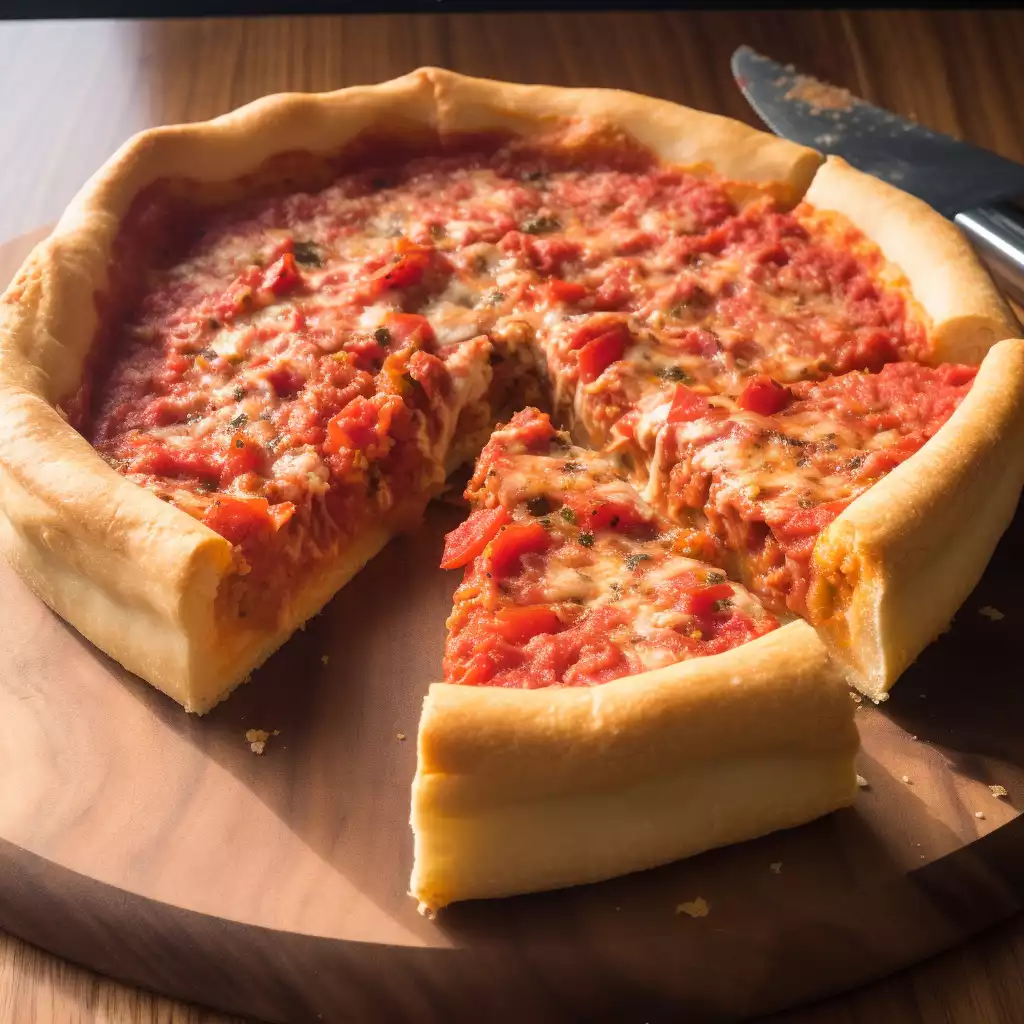 Chicago-Style Deep-Dish Pizza Recipe