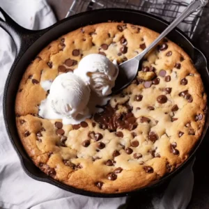 Chocolate Chip Skilllet Cookie