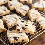 Cranberry White Chocolate Shortbread