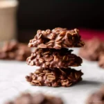 Chocolate Peanut Butter No Bake Cookies