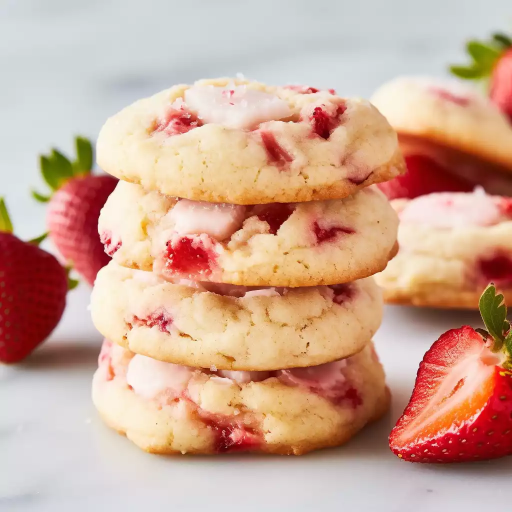 Strawberry Shortcake Cookies