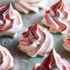 Peppermint Meringues