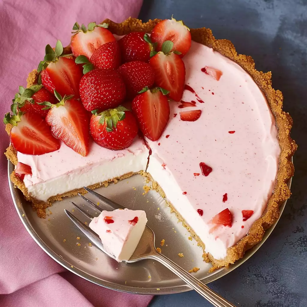 StrawberryCheesecakePie