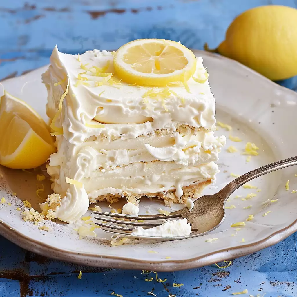 Lemon Ice Box Cake